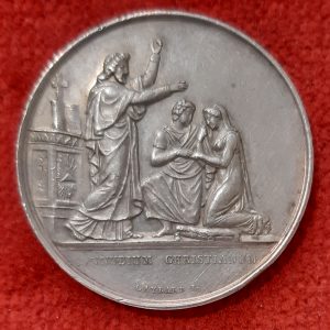 Médaille Mariage Argent  1858.