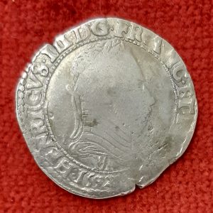 Henri III. 1/2 Franc Argent 1592 M. Toulouse