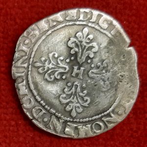 Henri III. 1/2 Franc Argent 1592 M. Toulouse