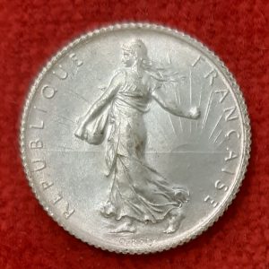 1 Franc Semeuse Argent 1913 Splendide