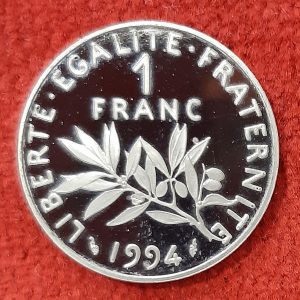 1 Franc Semeuse 1994 Belle Epreuve