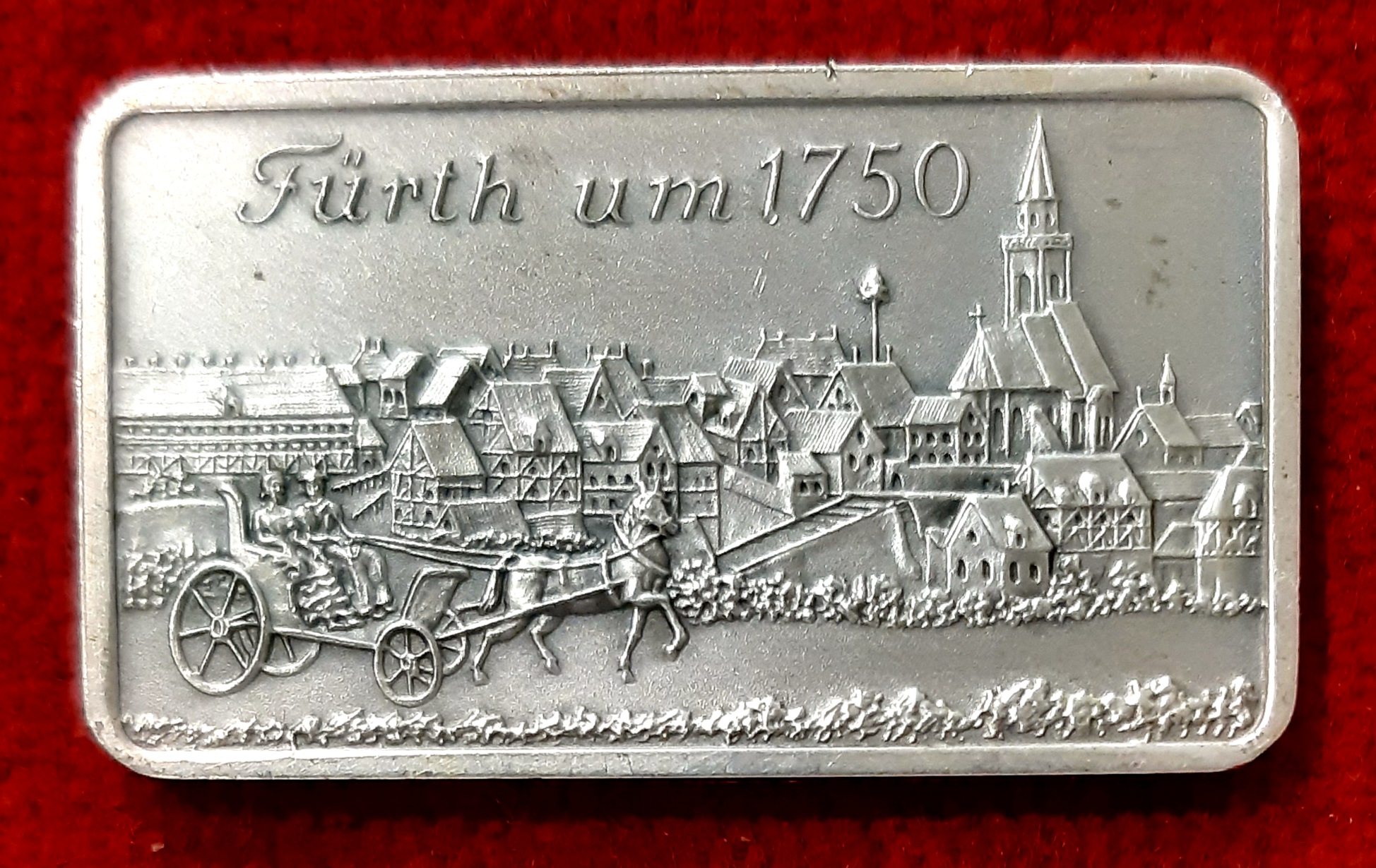 Allemagne Once Argent Furth Um 1750