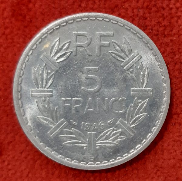 5 Francs Aluminium 1946 C.
