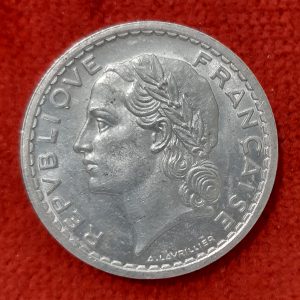 5 Francs Aluminium 1946 B.