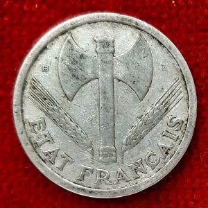 2 Francs  Etat Français 1943 B.