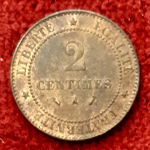 2 Centimes Cérès 1888 A. Paris