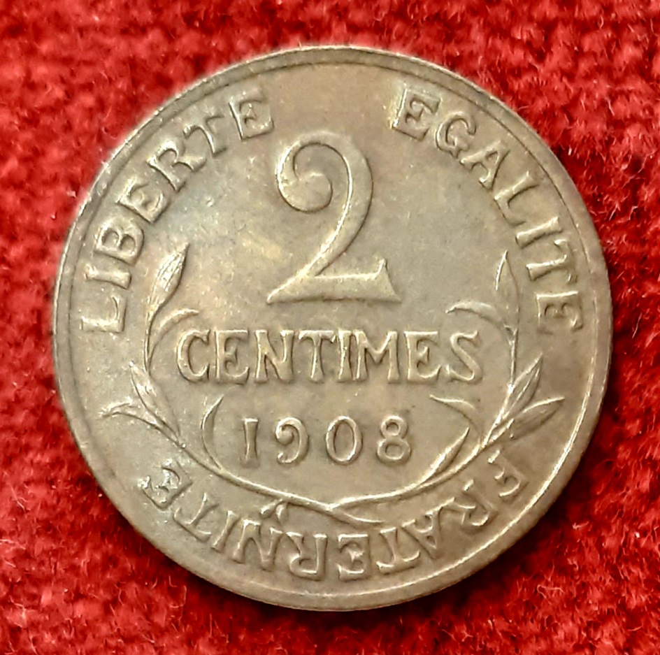 2 Centimes Dupuis 1908