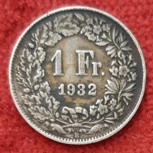 Suisse  1 Franc Argent 1932