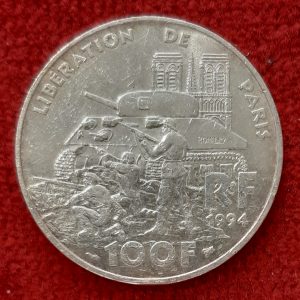 100 Francs Argent 1994 Libération de Paris