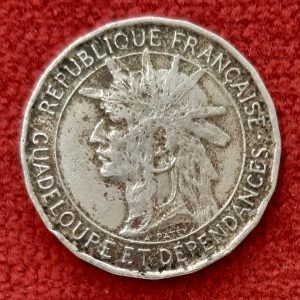 1 Franc Guadeloupe 1921