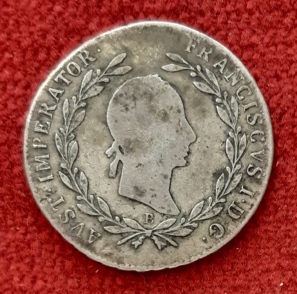 Autriche 20 Kreuzer Argent 1829. B. Kremnica