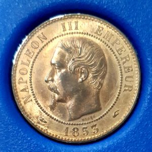 10 Centimes Napoléon III 1853 A. Paris.  Splendide.
