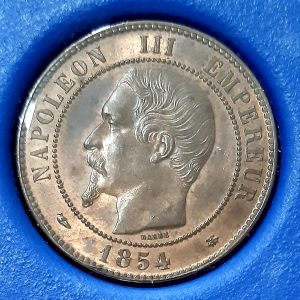 10 Centimes Napoléon III 1854 BB. Strasbourg