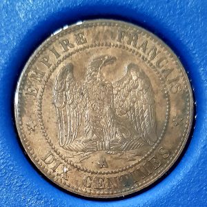 10 Centimes Napoléon III 1855 A. Paris