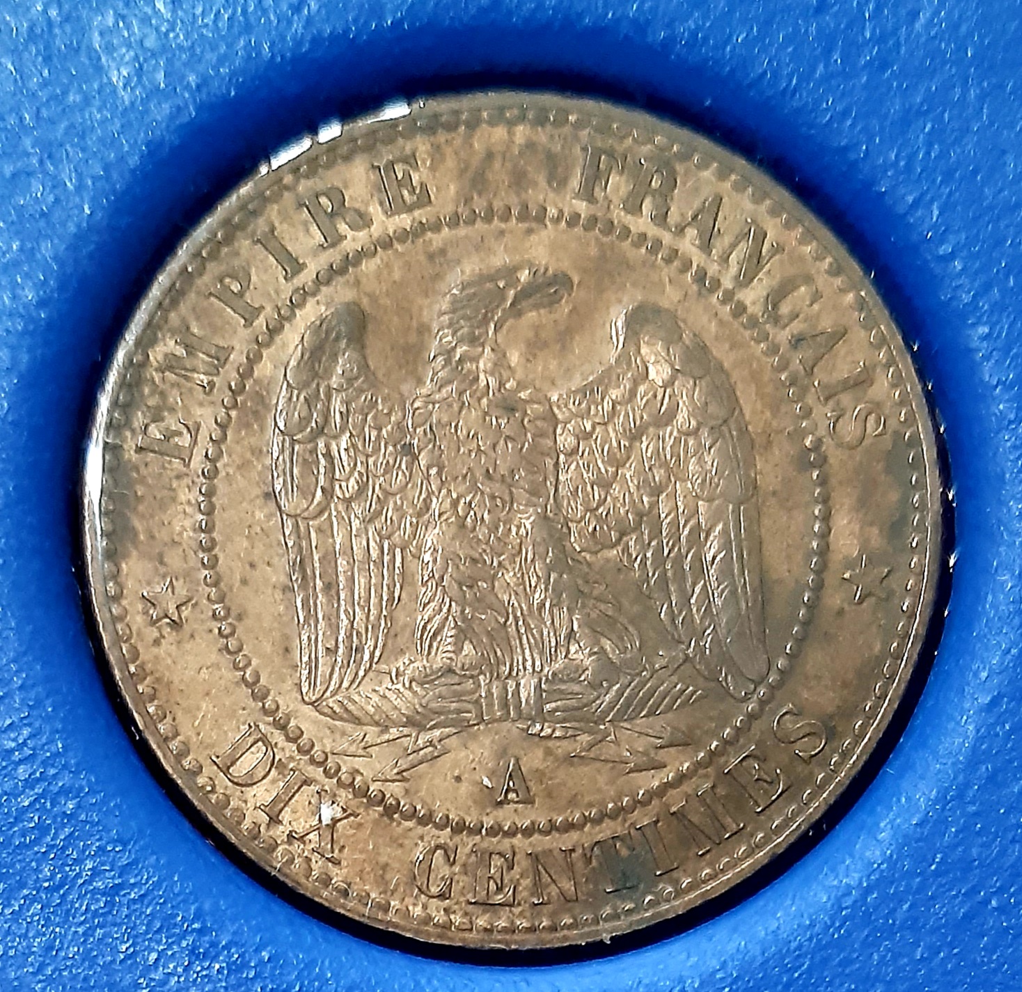 10 Centimes Napoléon III 1855 A. Paris