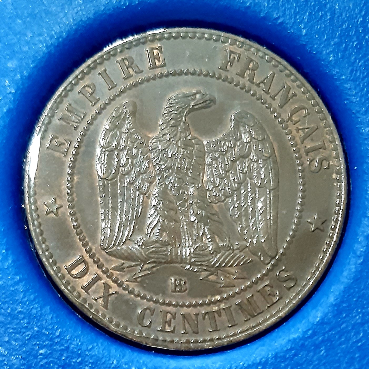 10 Centimes 1861 BB. Strasbourg