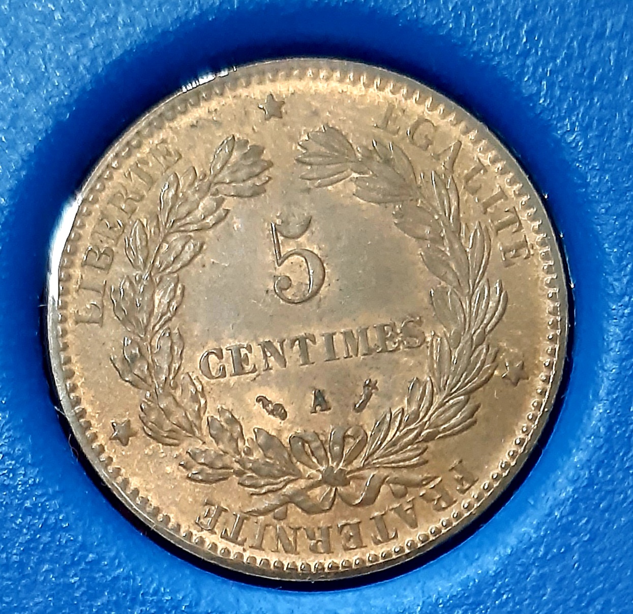5 Centimes Cérès 1883 A. Paris