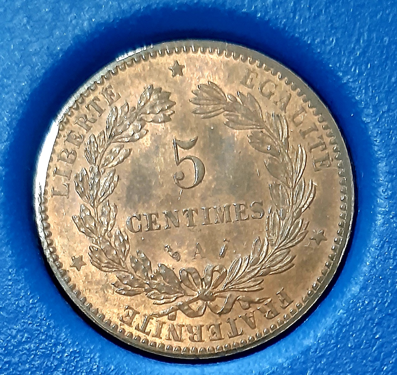 5 Centimes Cérès 1888 A. Paris