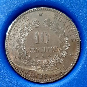 10 Centimes Cérès 1871 A. Paris