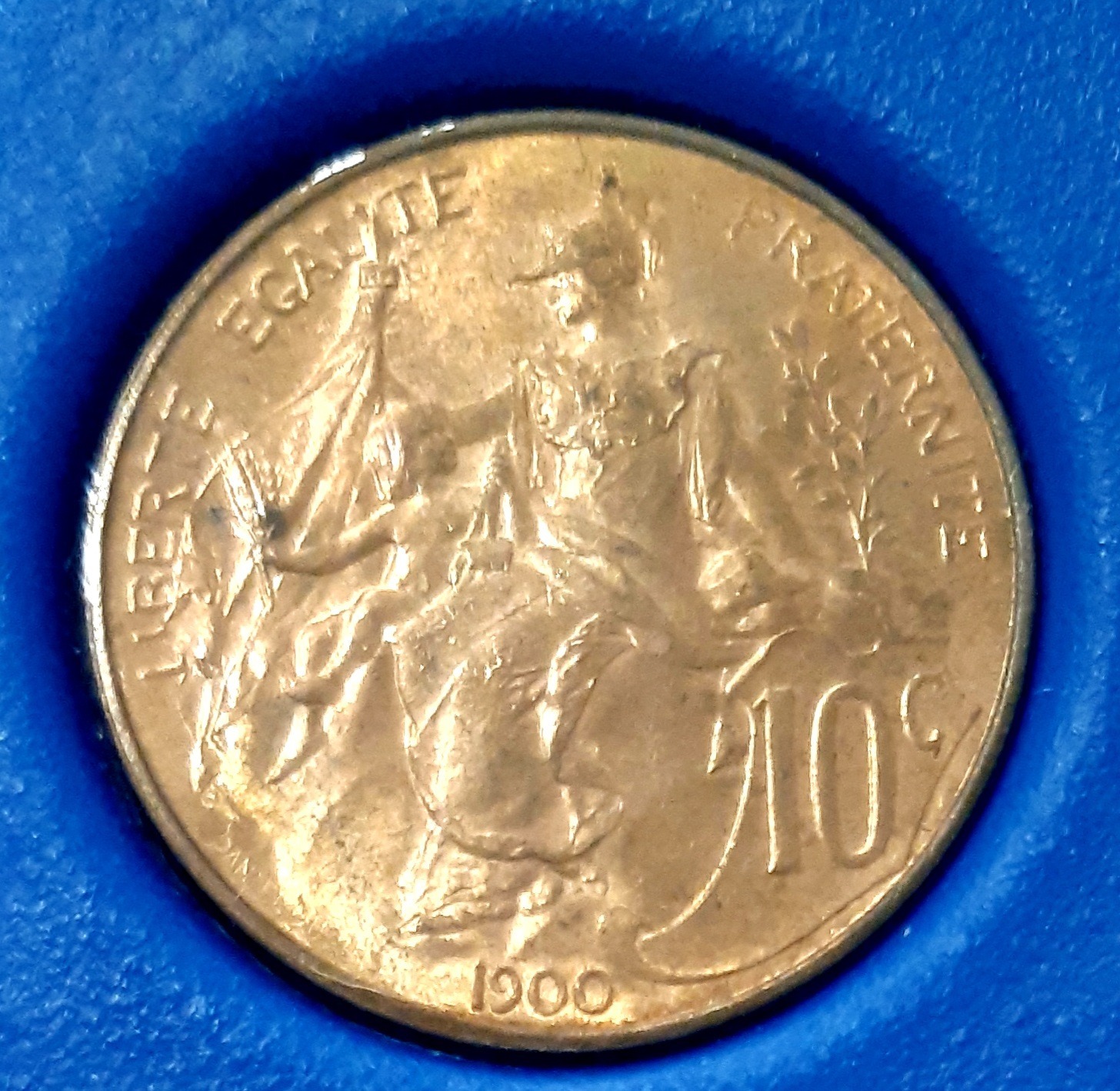 10 Centimes Dupuis 1900. FDC