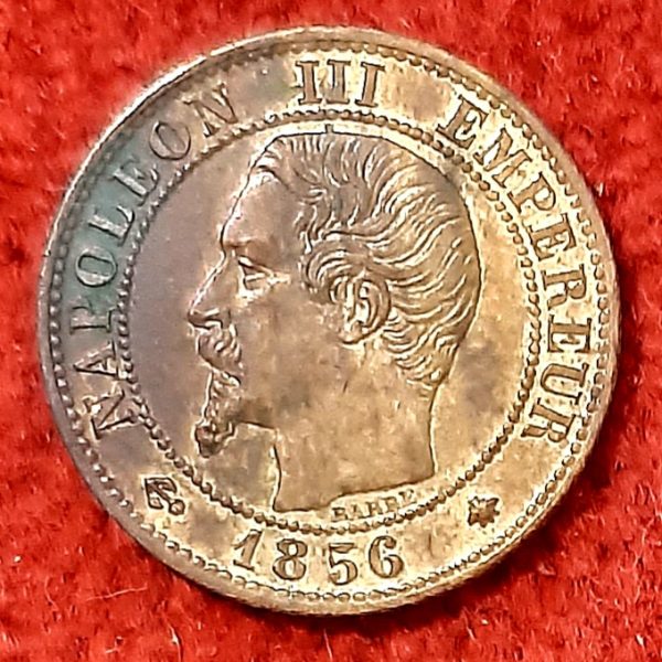 1 Centime Napoléon III 1856 BB. Strasbourg
