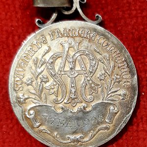 Médaille de Baptème Argent Mai 1906
