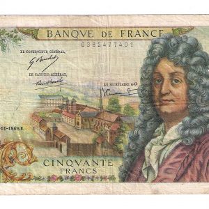 50 Francs Racine 6.11.1969