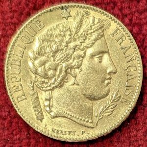20 Francs Or Cérès 1850 A. Paris.