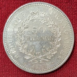 50 Francs Argent Hercule 1974