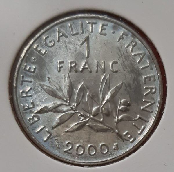1 Franc Semeuse 2000 BU