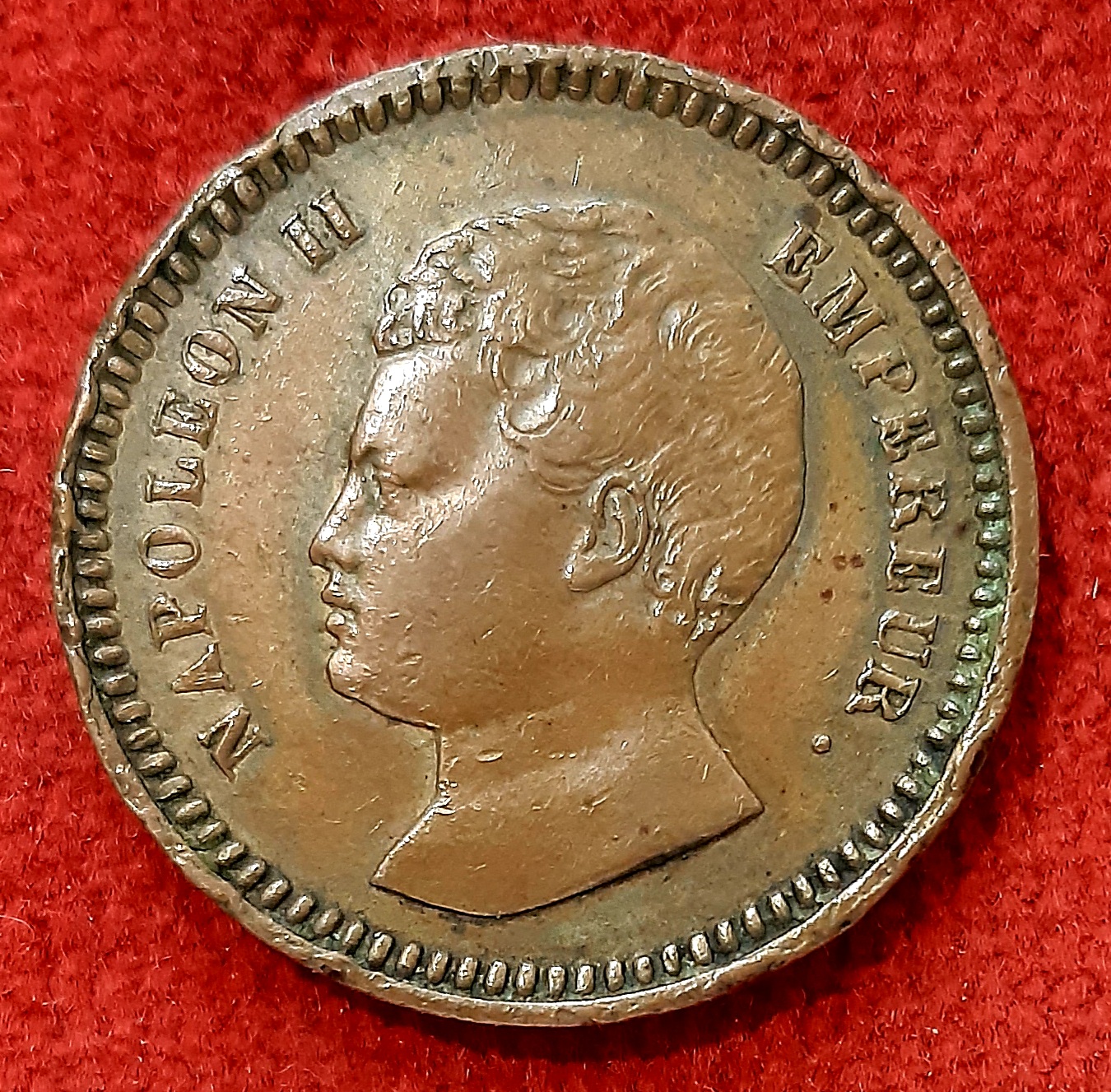 Essai 10 Centimes Napoléon II. Empereur 1816
