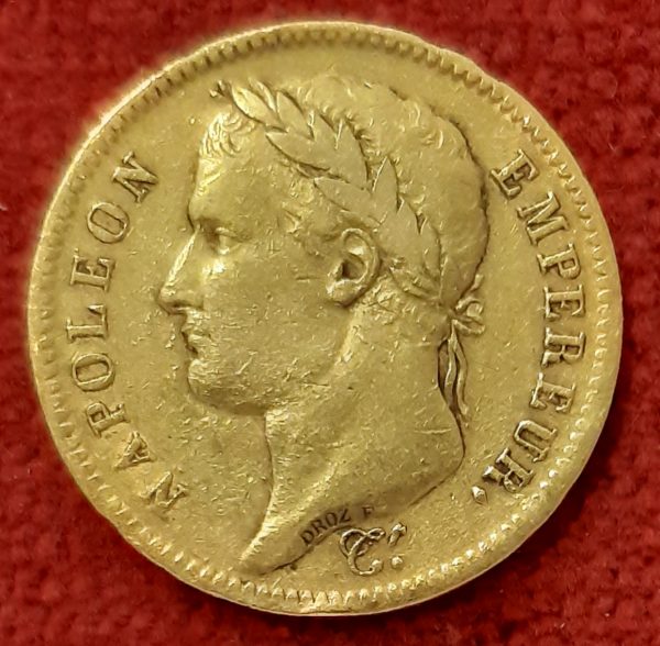 40 Francs Or Napoléon Empereur 1811 A. Paris