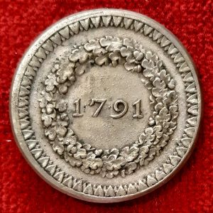 Dixain de Rochon 1791. Monnaie de Confiance.