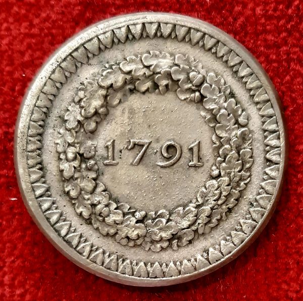 Dixain de Rochon 1791. Monnaie de Confiance.
