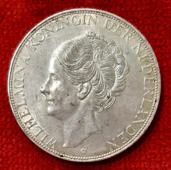 Pays Bas 2. 1/2 Gulden Argent 1933.