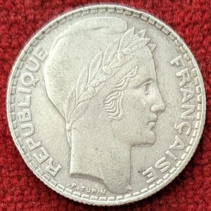 10 Francs Argent Turin 1937.