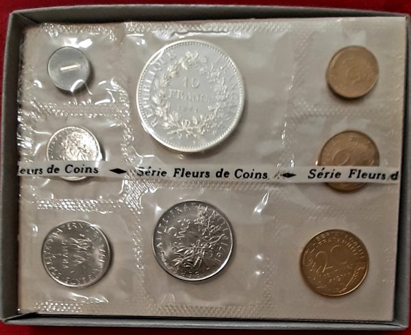 Coffret Francs 1971 FDC. Fleur de Coin.