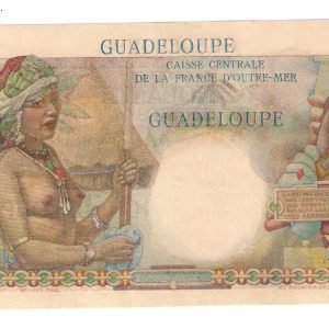 50 Francs  Belain d’Esnambuc. Caisse Centrale de la France d’Outre Mer. 1947/49. Guadeloupe.