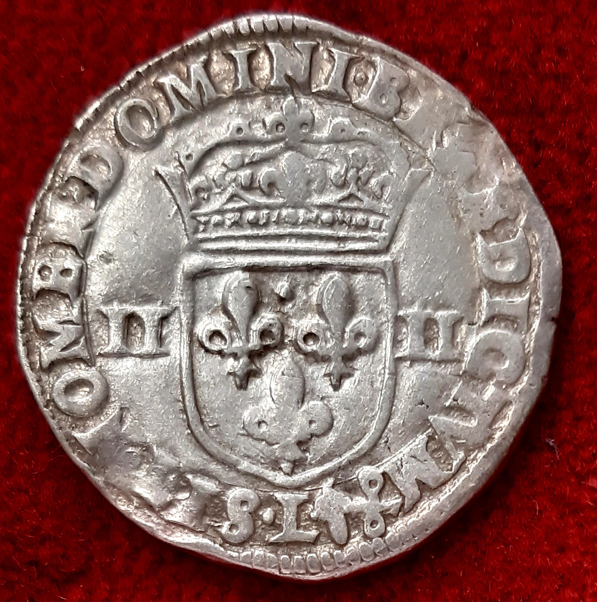 Henri IIII. 1/4 écu Argent 1602 L. Bayonne.