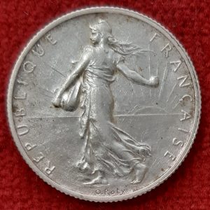 2 Francs Argent Semeuse 1913.