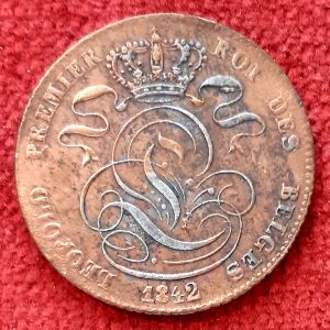 Belgique 5 centimes 1842.