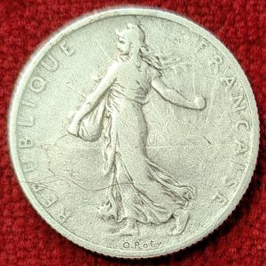 2 Francs Argent  Semeuse 1900.