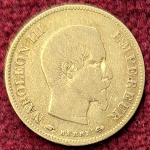 10 Francs Or Napoléon III. 1859 A. Paris.