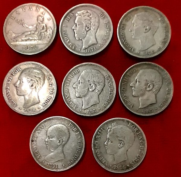 Au Choix ! Au Choix: 30 € la 5 Pesestas Argent Espagne.