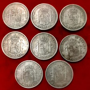 Au Choix : Ecu  Espagne  Argent  5  Pesetas !