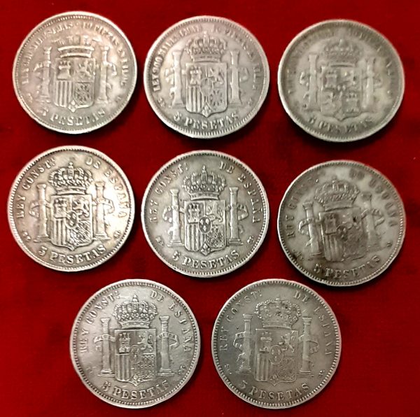Au Choix : 30 € la 5 Pesestas Argent Espagne.