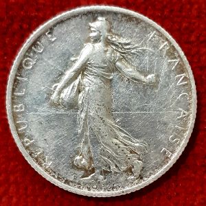 2 Francs Argent Semeuse 1902.