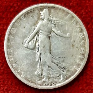 2 Francs Argent Semeuse 1900.