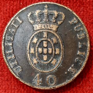 Portugal Jean VI. 40 Reis 1813.