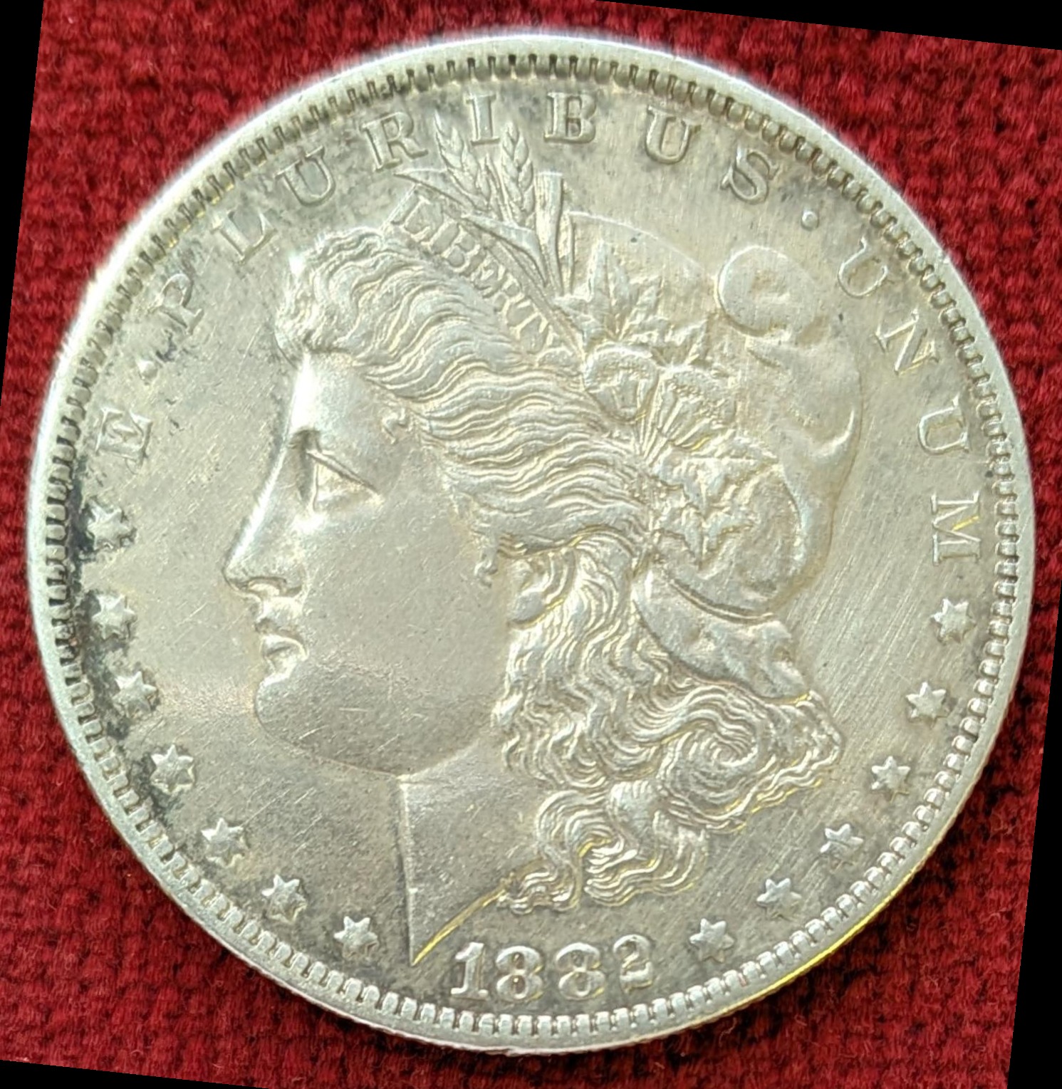 Etats Unis 1 Dollar Argent 1882. " O ". Nouvelle Orléans.